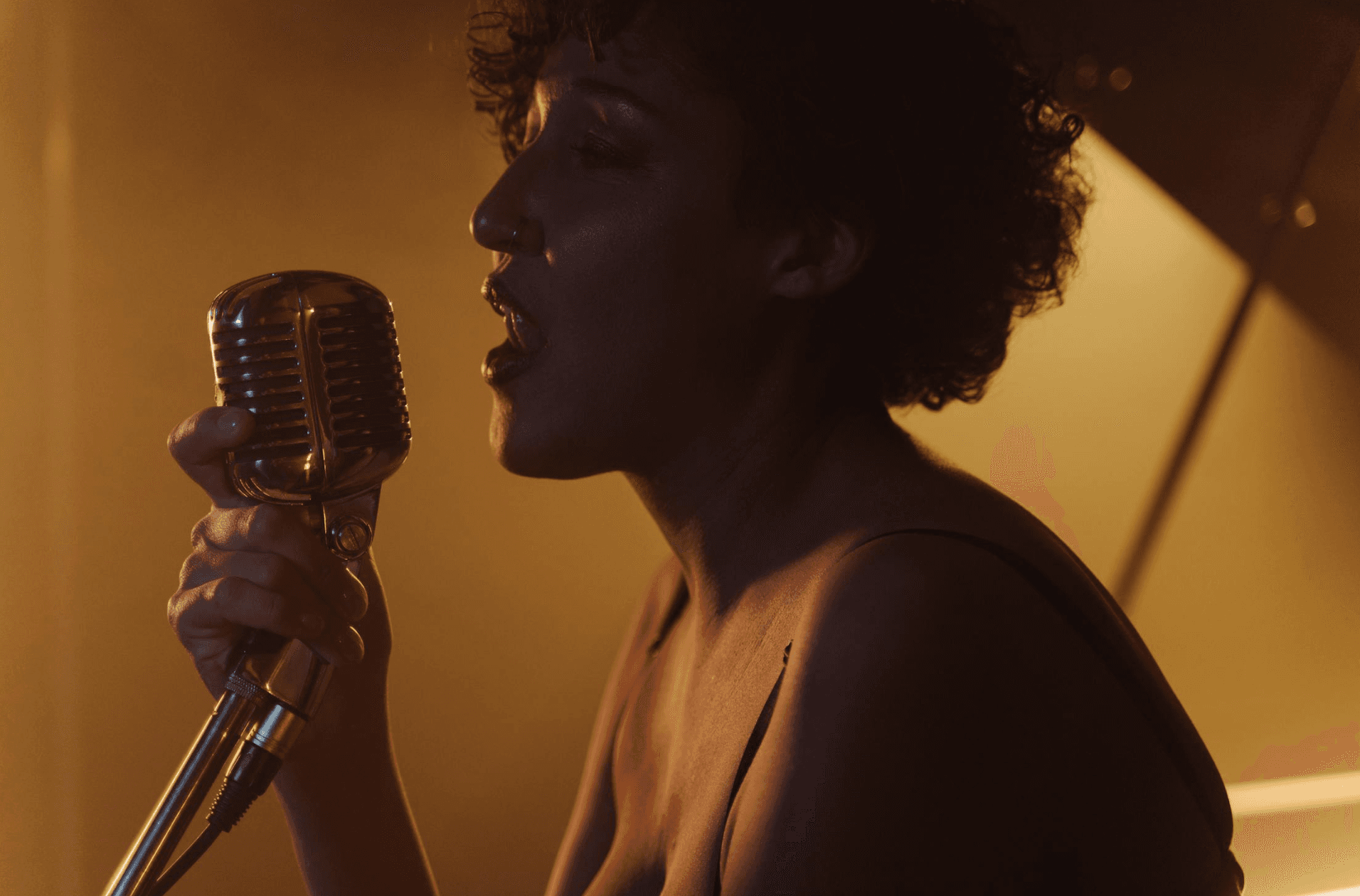 woman singing