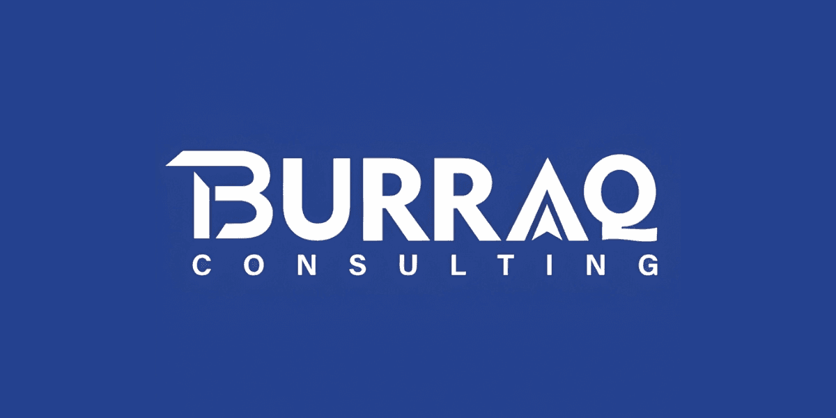 Burraq Consulting logo showcasing their expertise in HSEQ training and consultancy services across Pakistan and the Gulf region.