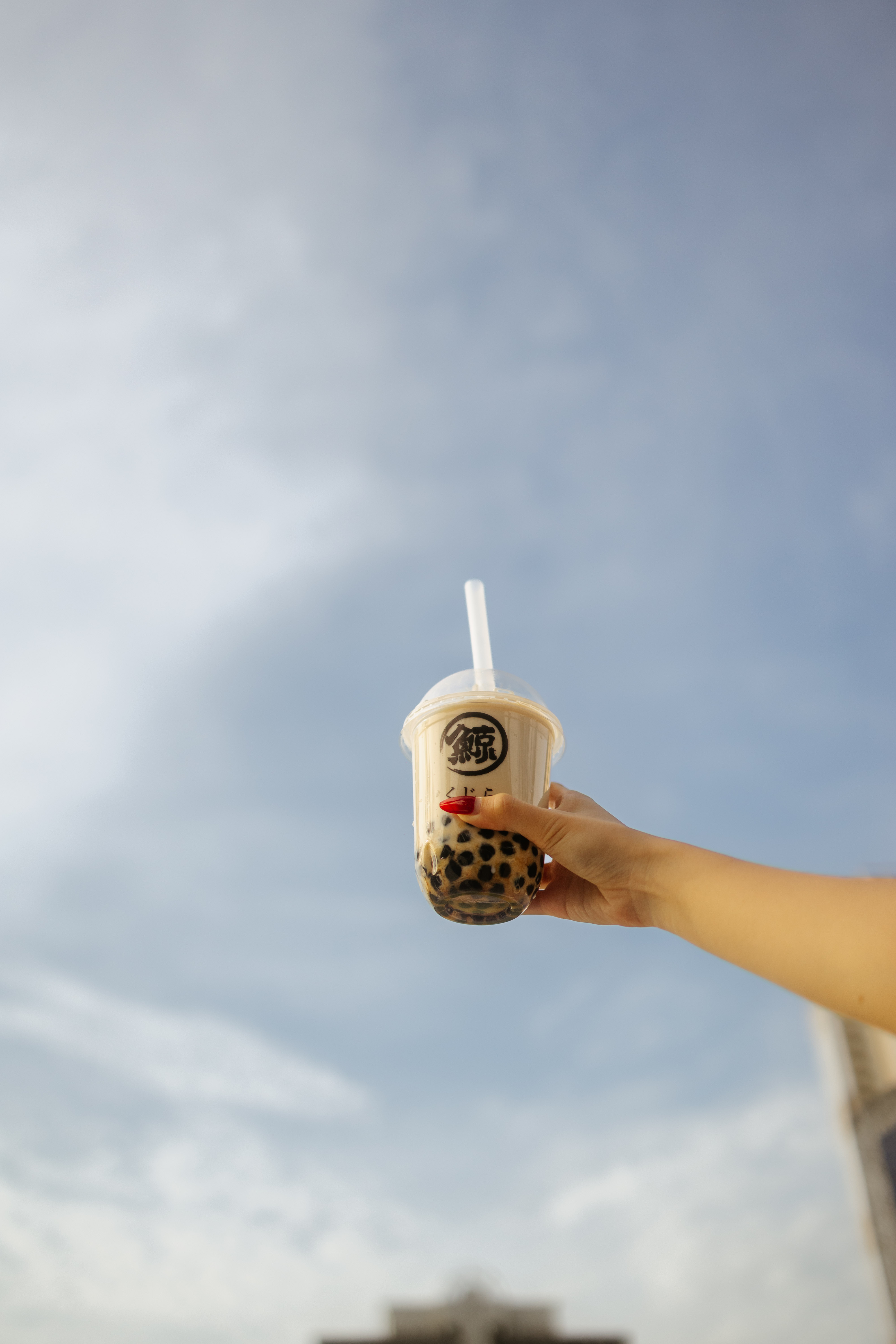 backlit Commercial bubble tea photography in Singapore for Whale Tea 