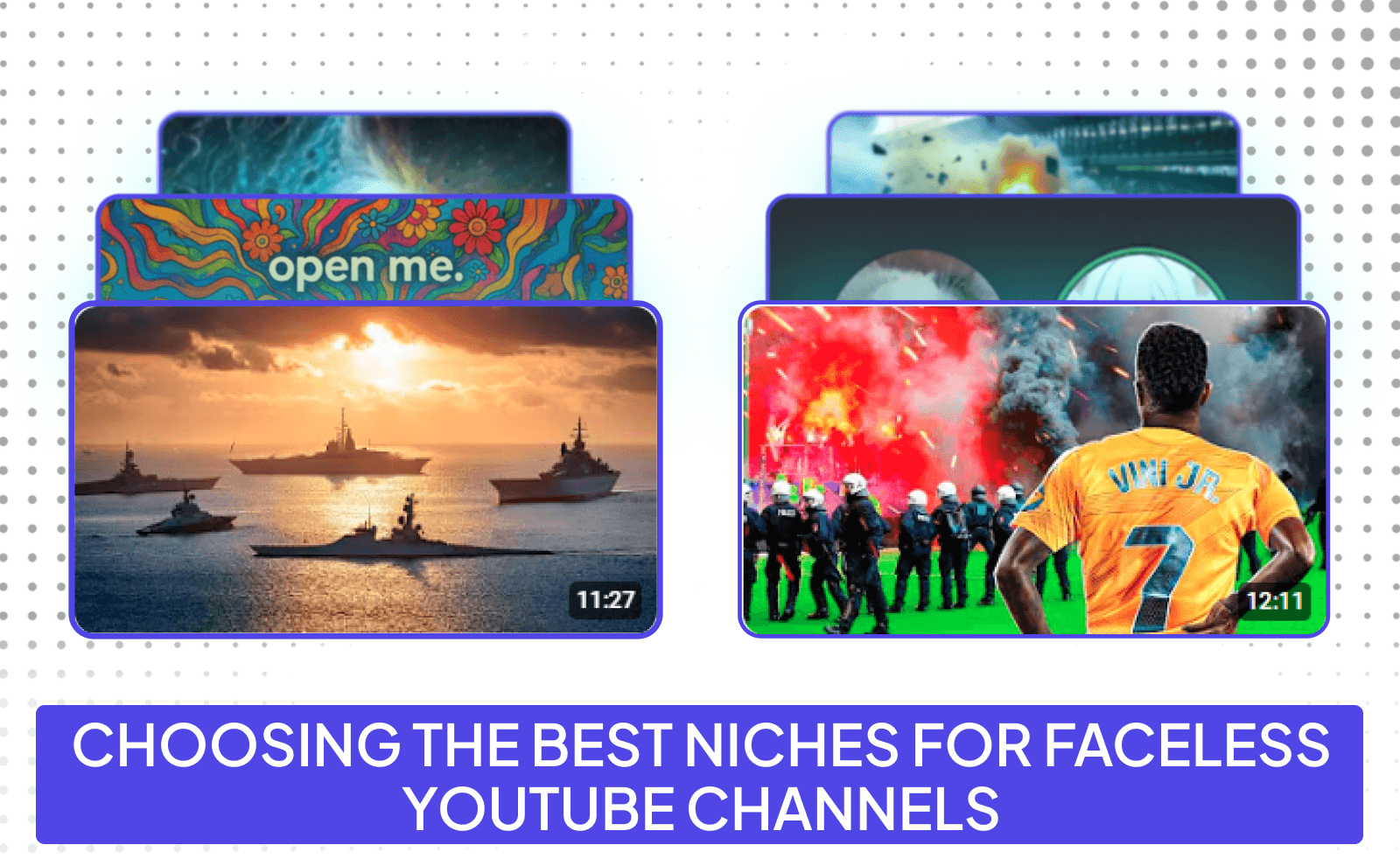 Choosing the best niches for faceless Youtube channels - Start a Faceless Youtube Channel