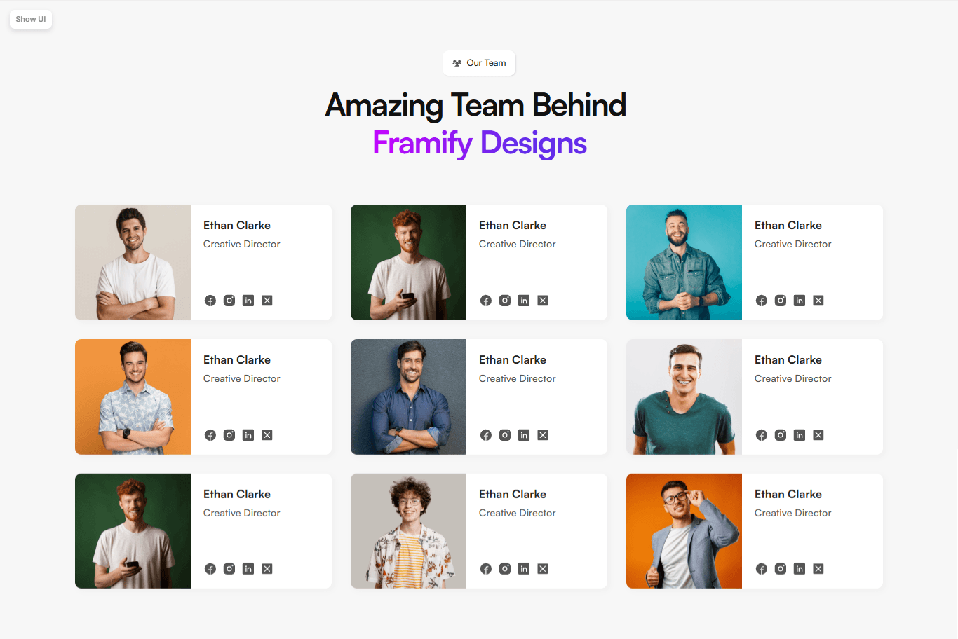 Framer Team Section v25