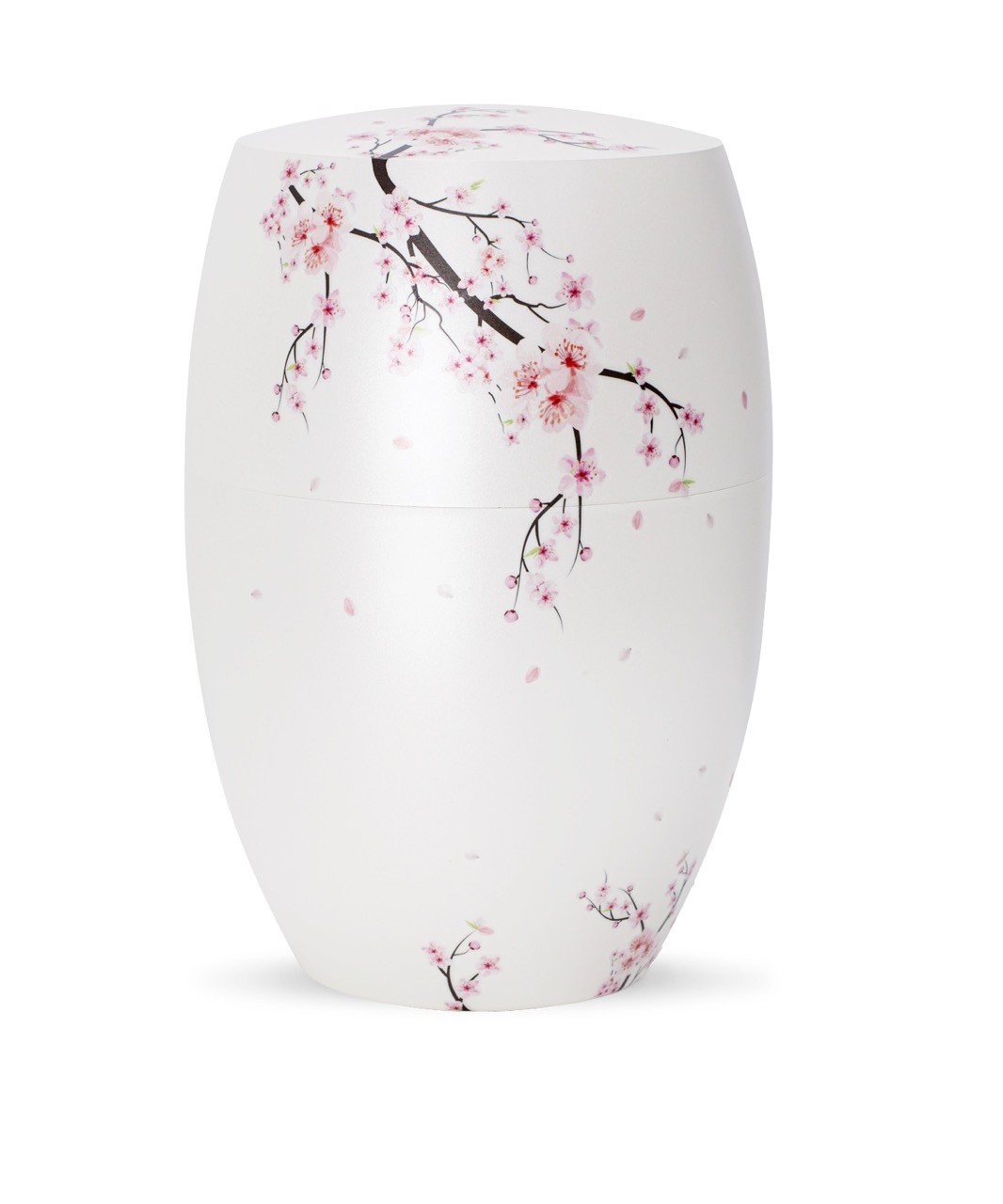Urne 8606: Edition Botanique, Perlmutt-Mattweiß, Kirschblüten