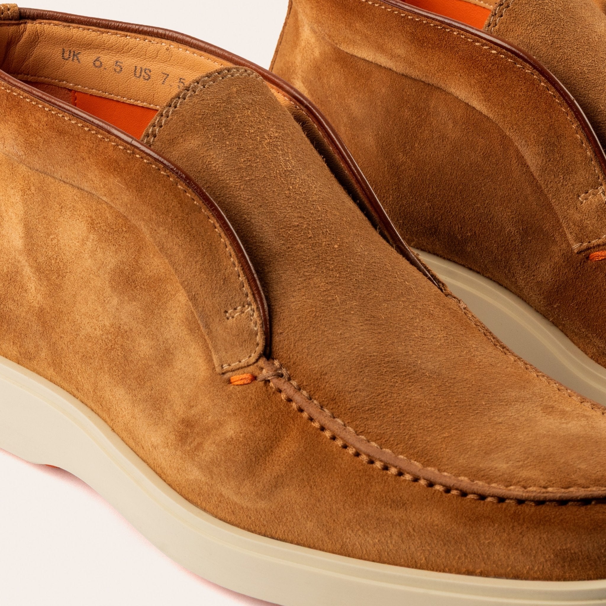 Men’s brown suede desert boot - Mandelli UK
