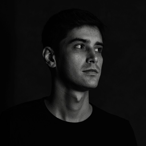 man in black button-up shirt