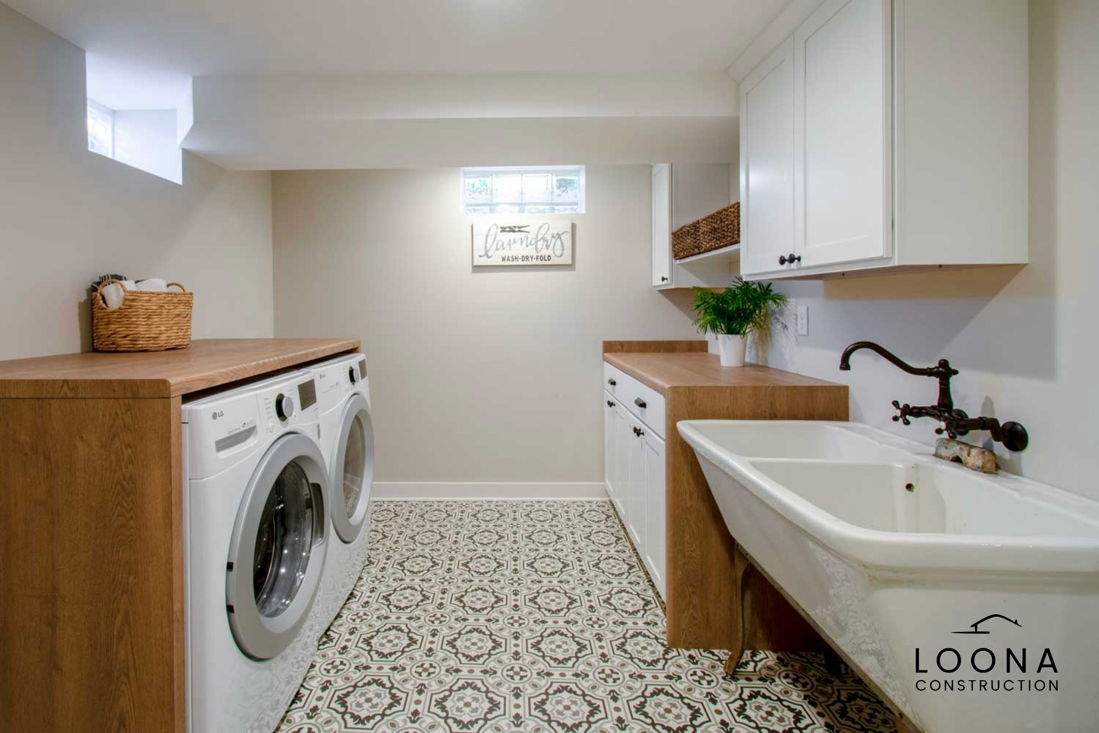 Stylish and Functional Full Home Makeover - Laundry