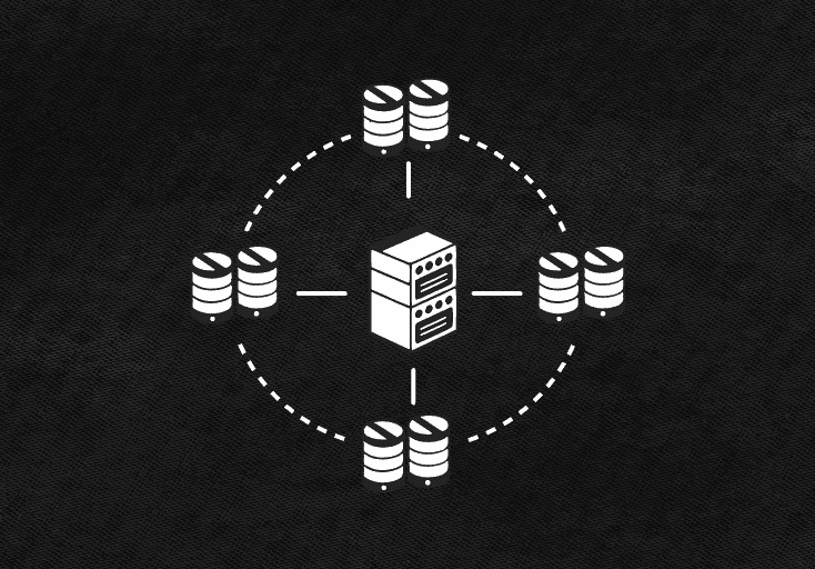 Minimal white desk with a notebook and glasses beside a blue chair