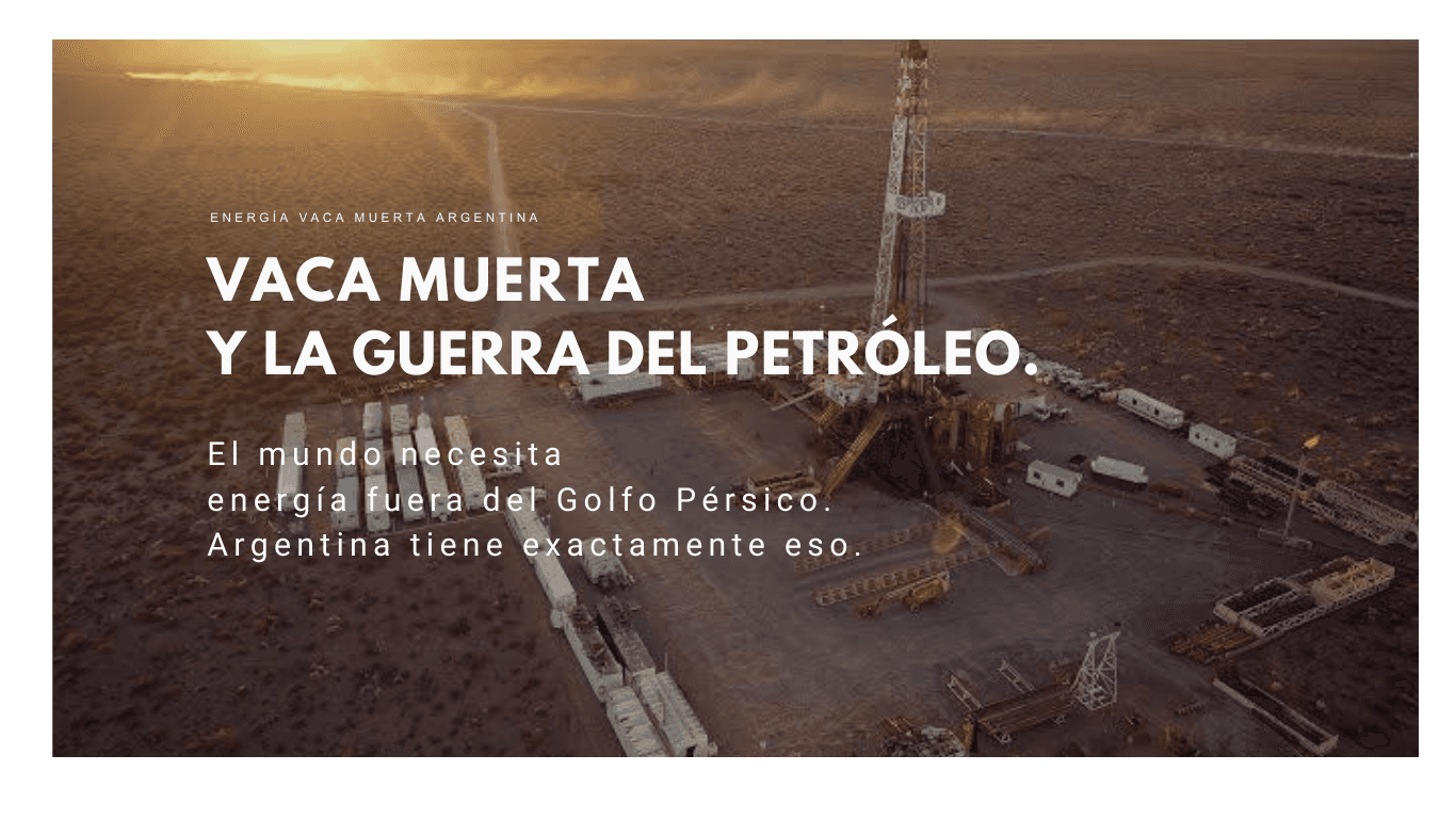 conflicto en Medio Oriente en el mercado energético global oportunidad argentina con Vaca Muerta en récord histórico de 868.000 barriles diarios