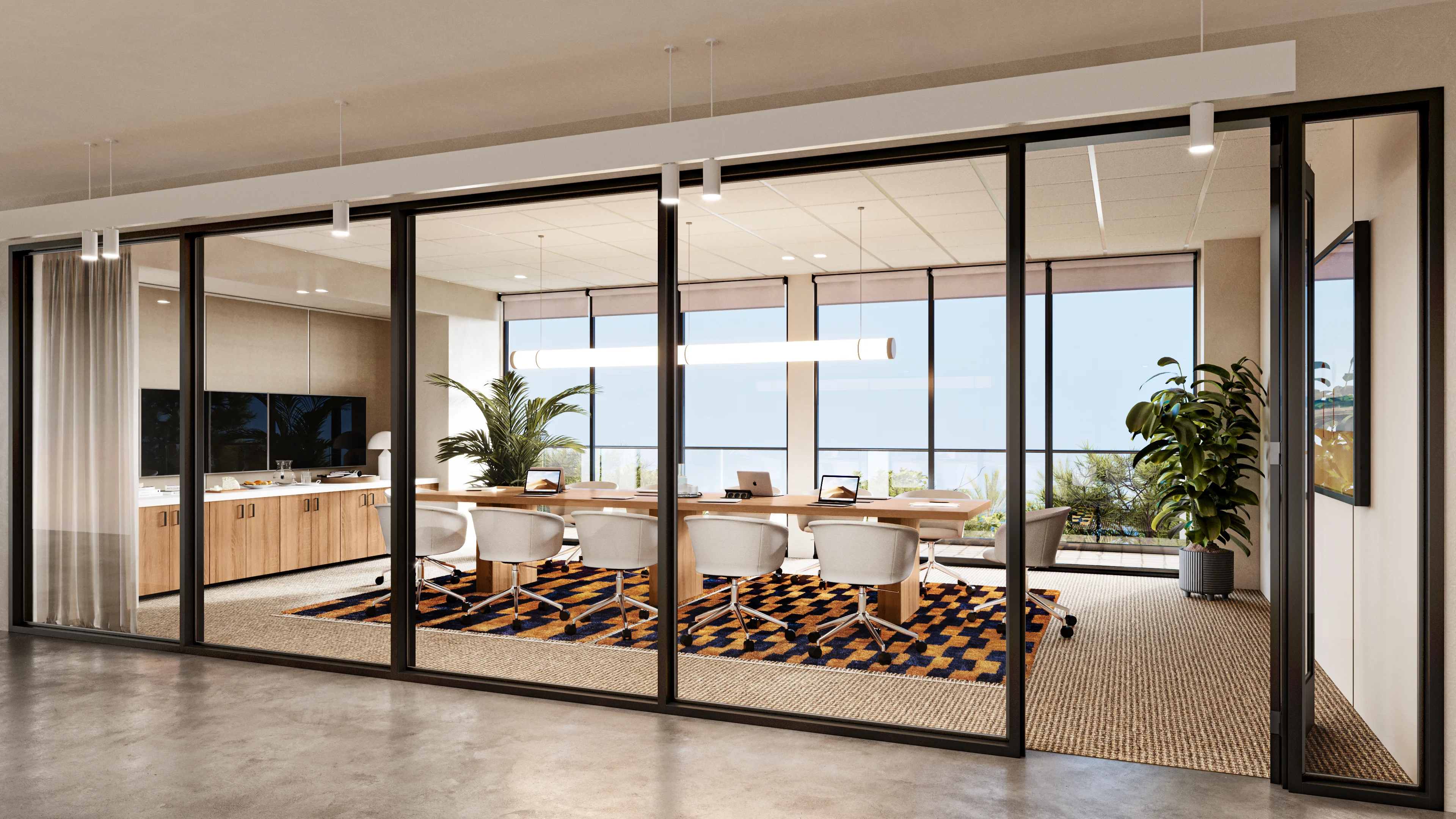 Malibu Suite contemporary residential interior