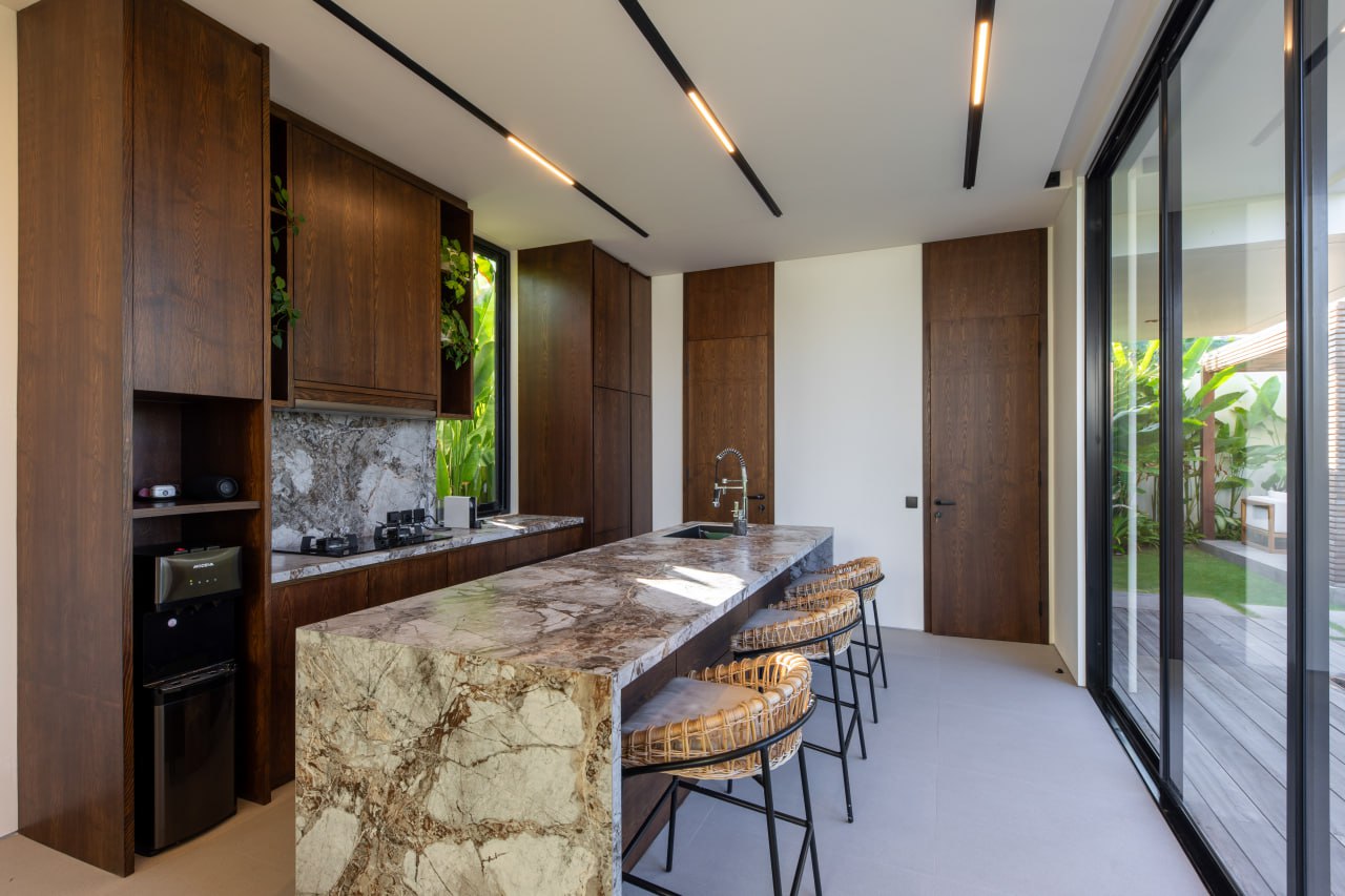 A completed 3-bedroom villa in Canggu