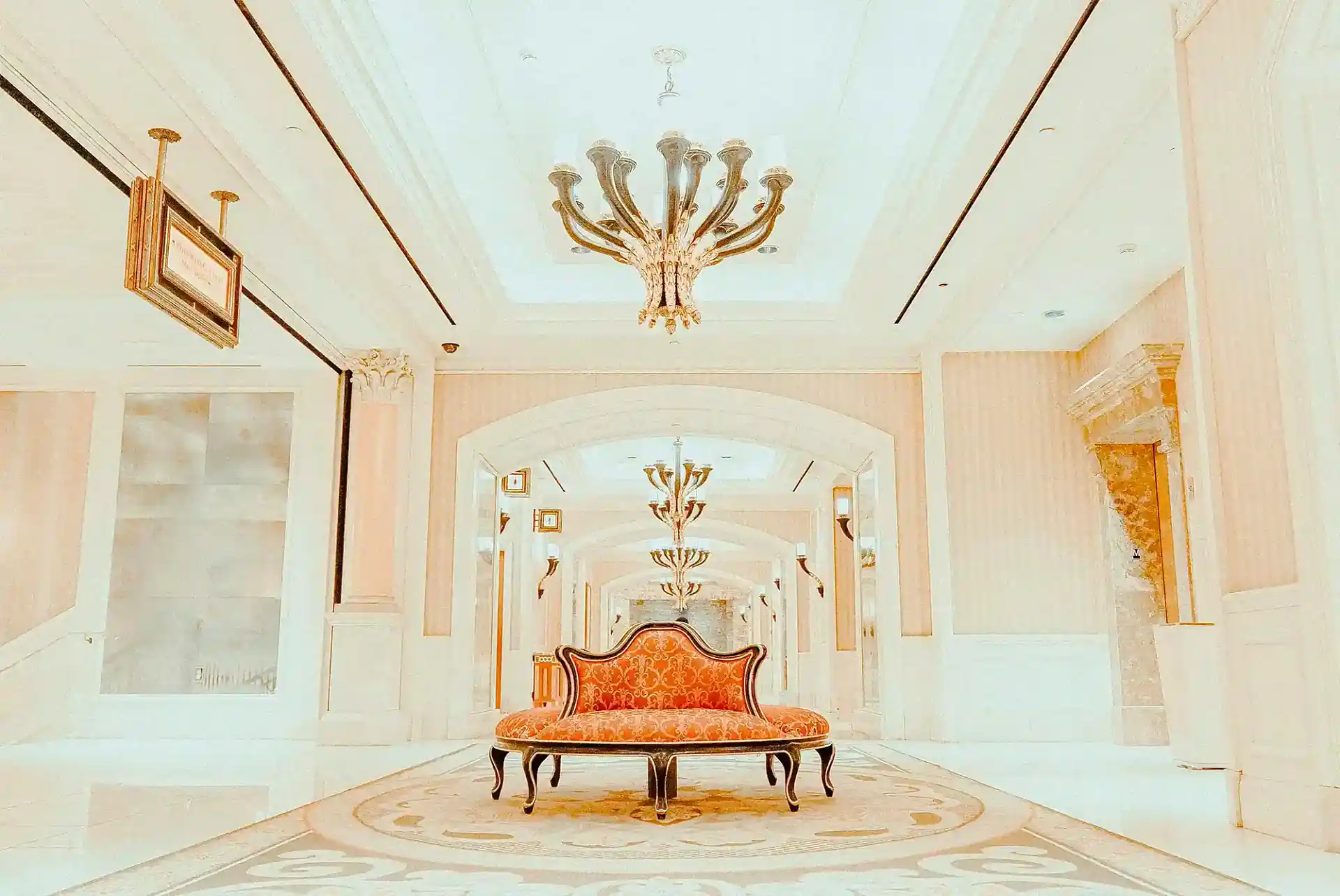 Luxury classic living room.