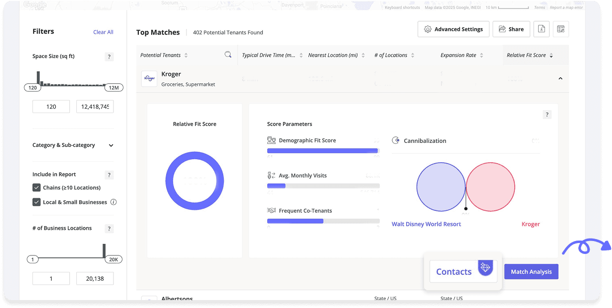 Image of the Placer platform with a Marketplace entry point