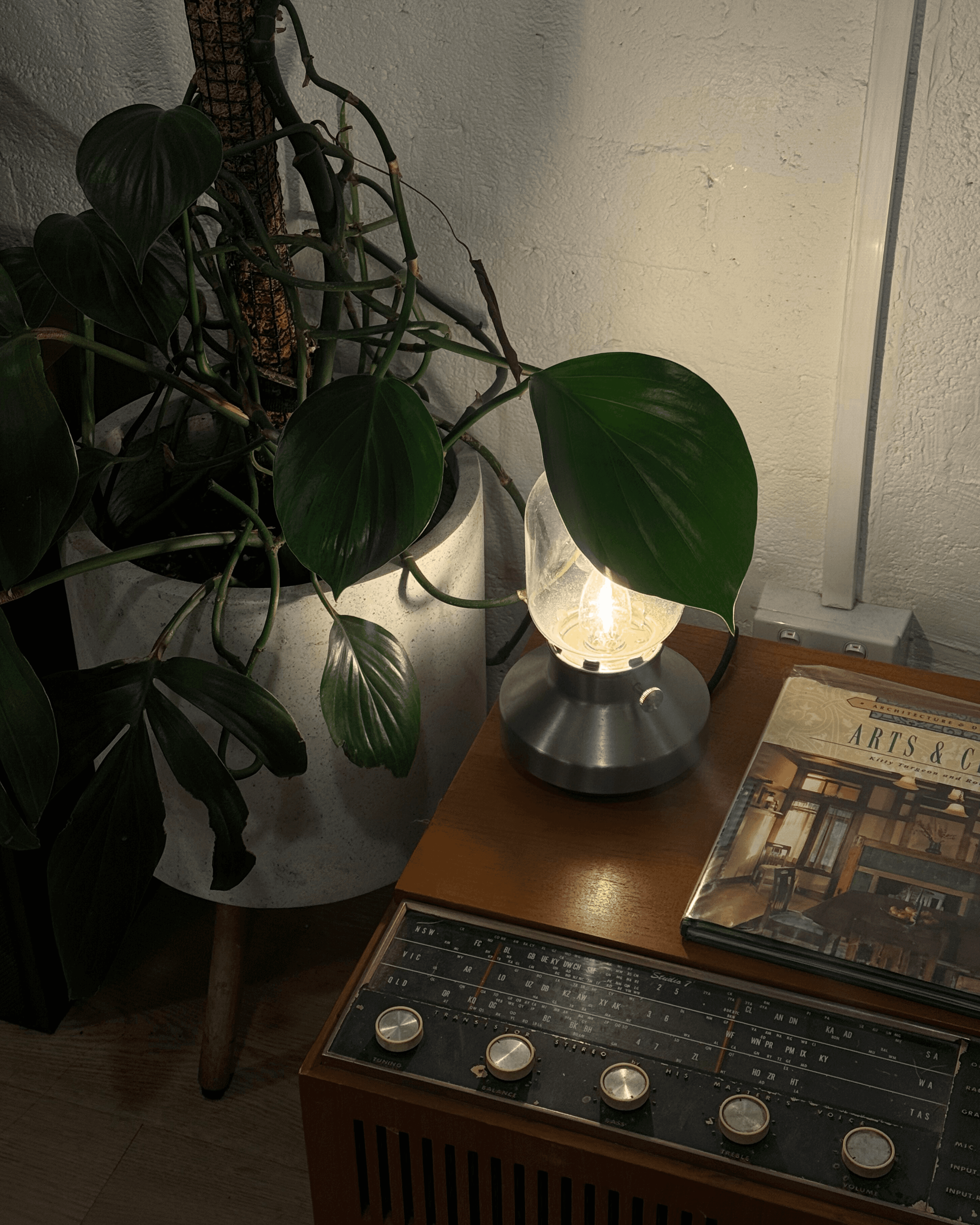 Vintage aesthetic radio