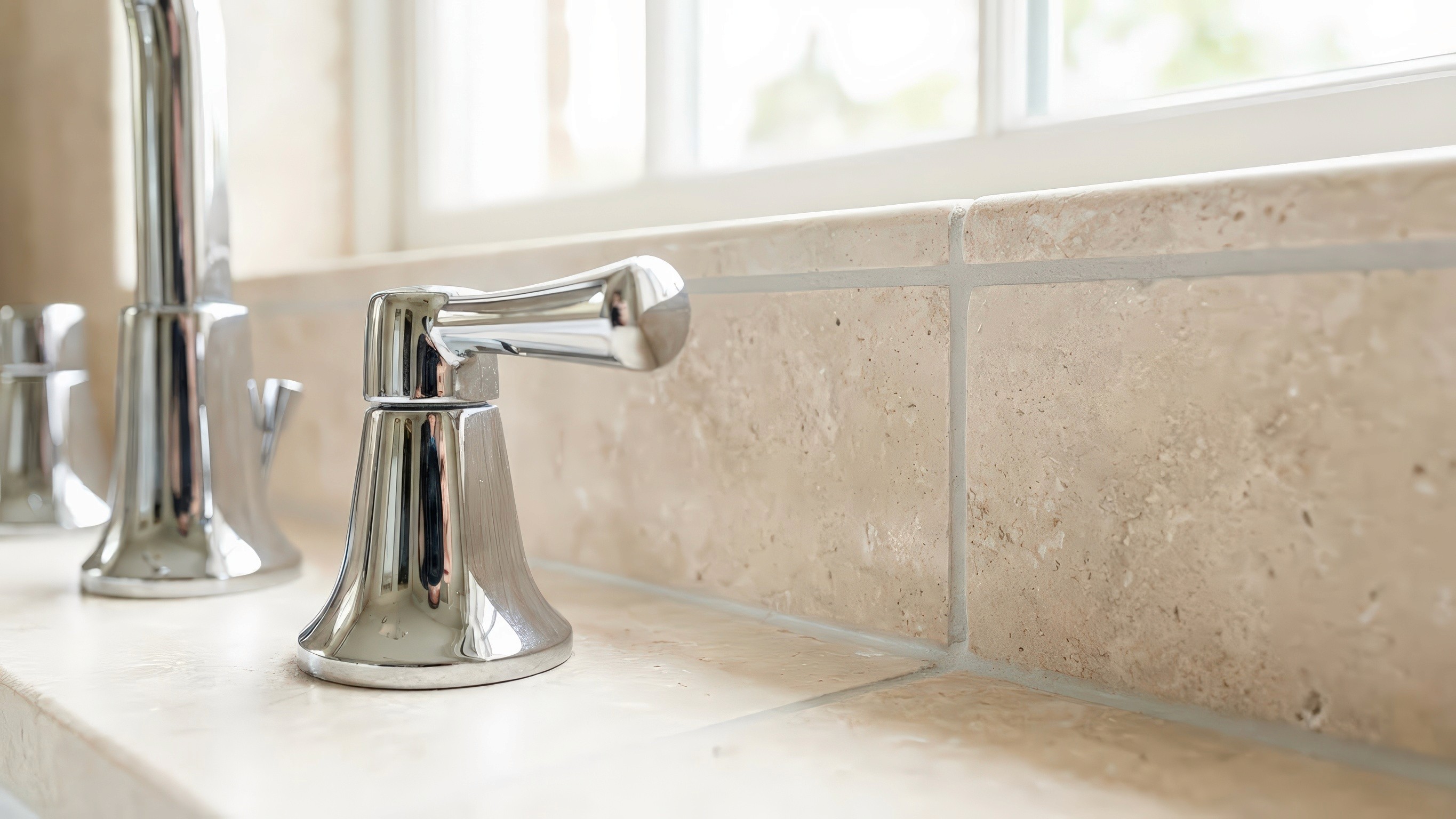 white and brown living room set