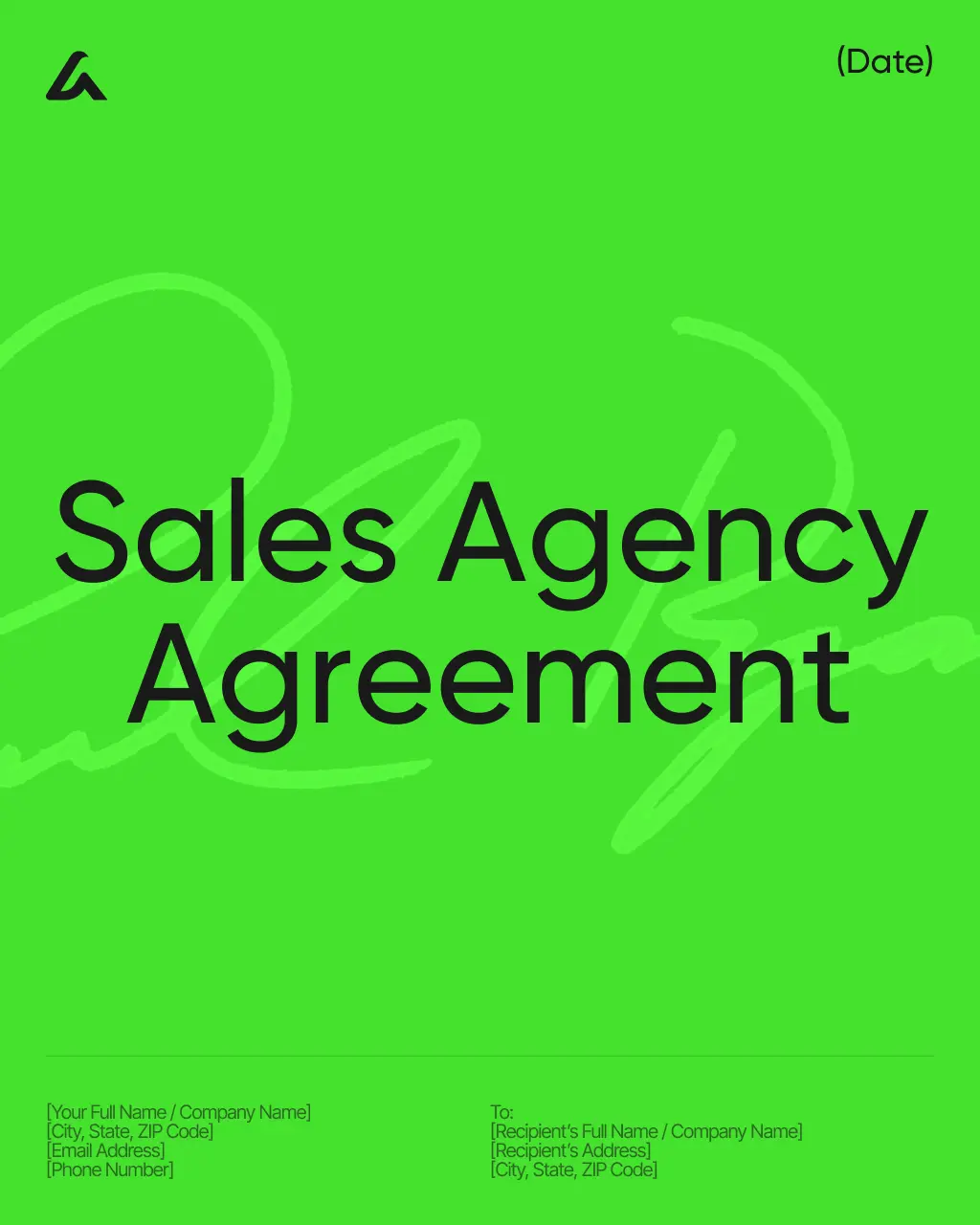 Sales Agency Agreement