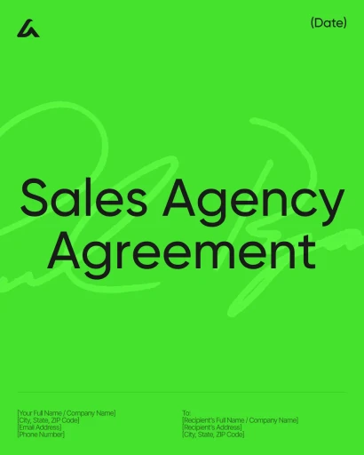Sales Agency Agreement