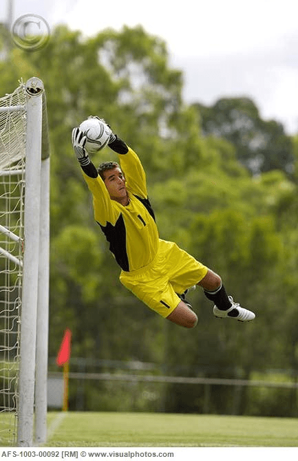Goalkeeper training