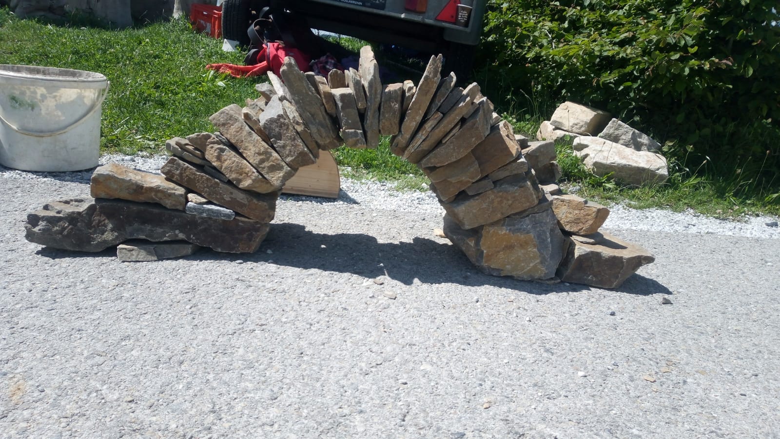 Bogen aus Stein Foto von Rainer Vogler