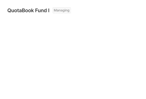 QuotaBook Fund -1