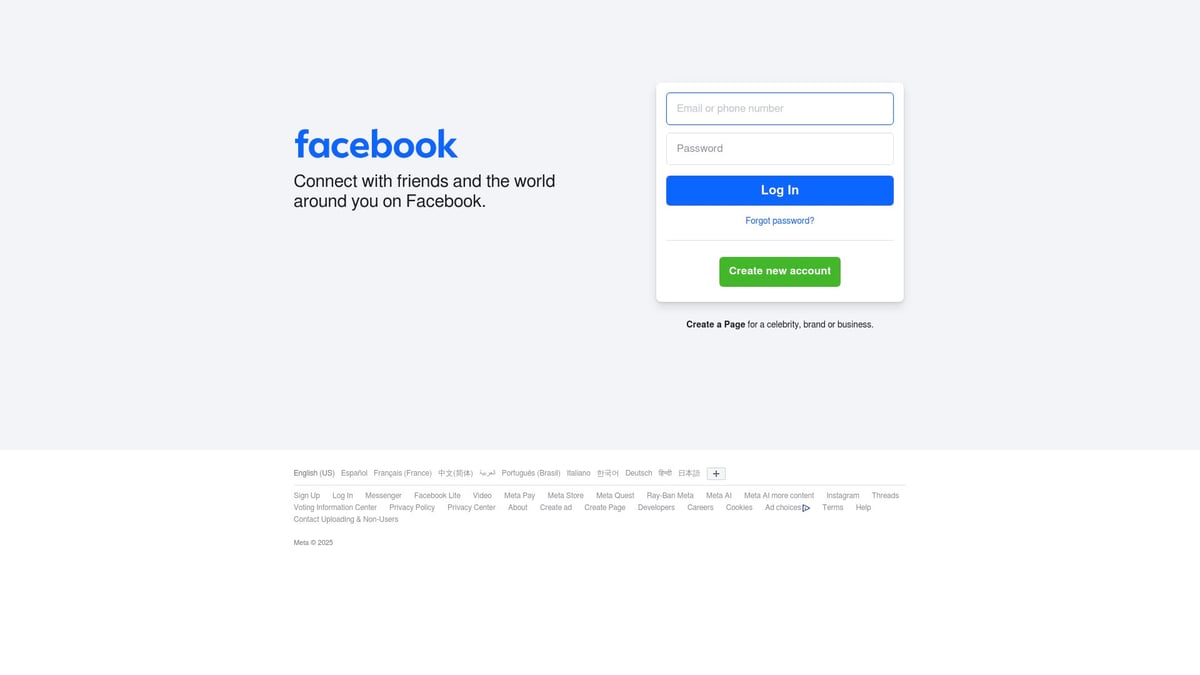 9 Essential Websites To Market Your Business in 2025 - Facebook