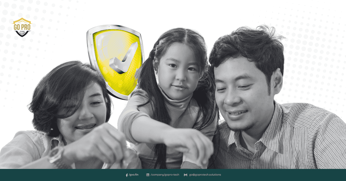 Shield Protecting the Family