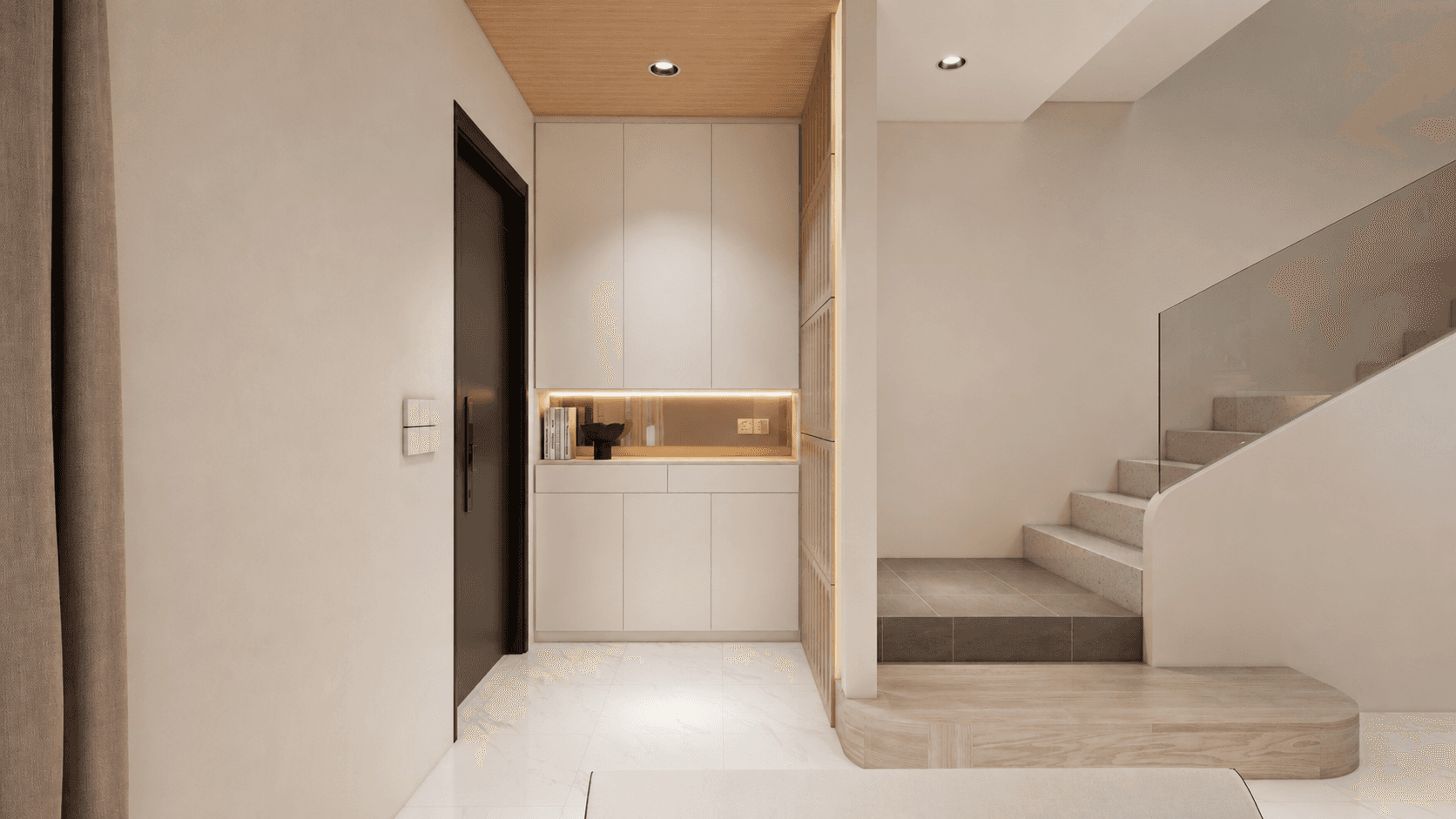 Project showcase image featuring a modern, refined interior.