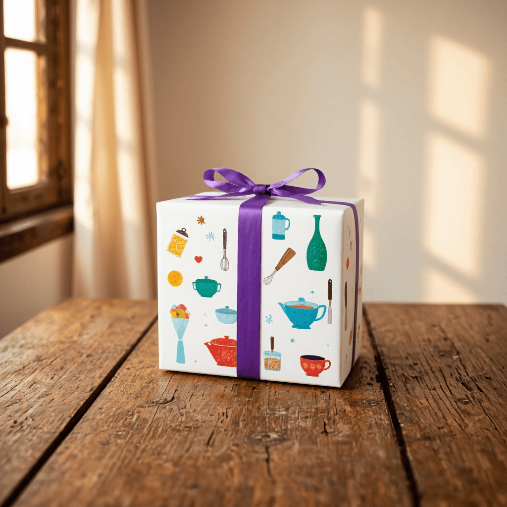 product photography of box of gift set