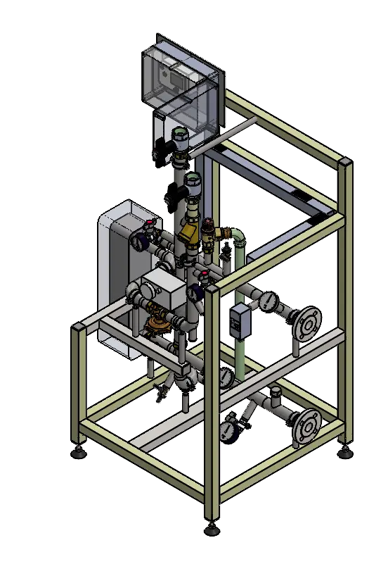 Sous-station de chauffage urbain Skid-krL