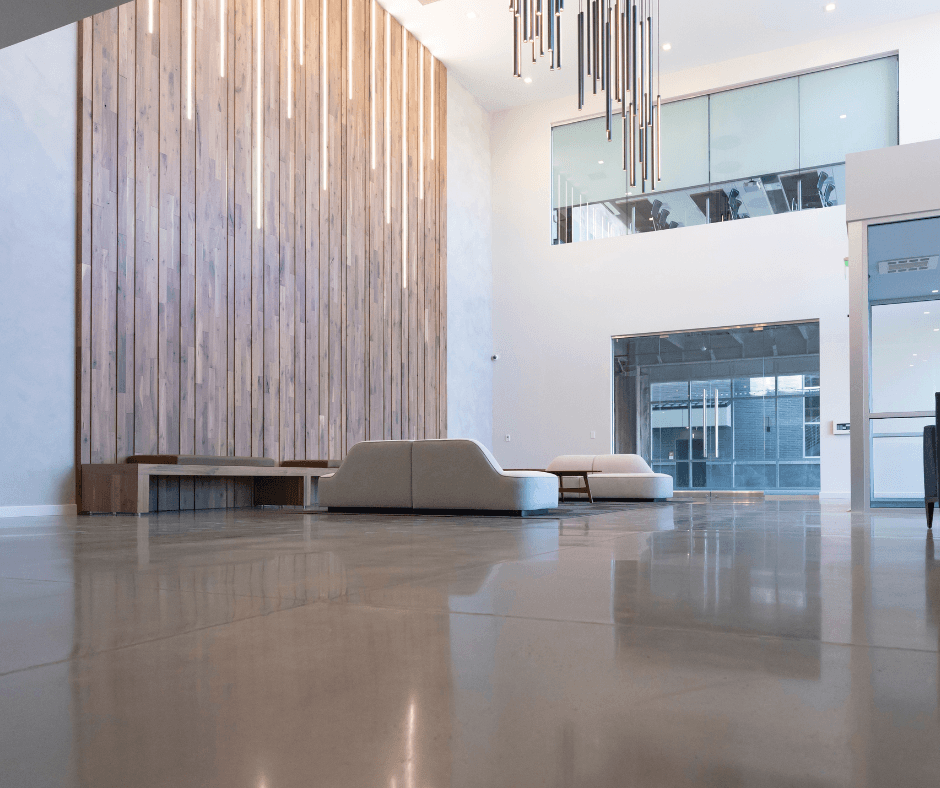 Professional Concrete Sealant on Concrete Floor