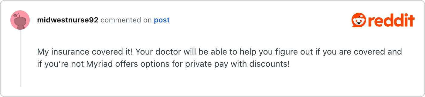 Post on Reddit