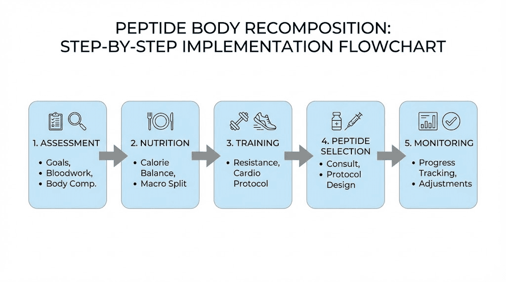 Peptide body recomposition implementation guide steps