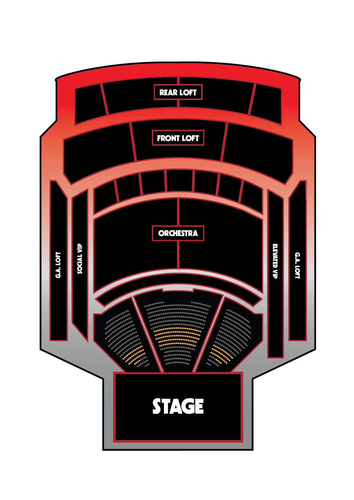Exclusive Experience Seat Map