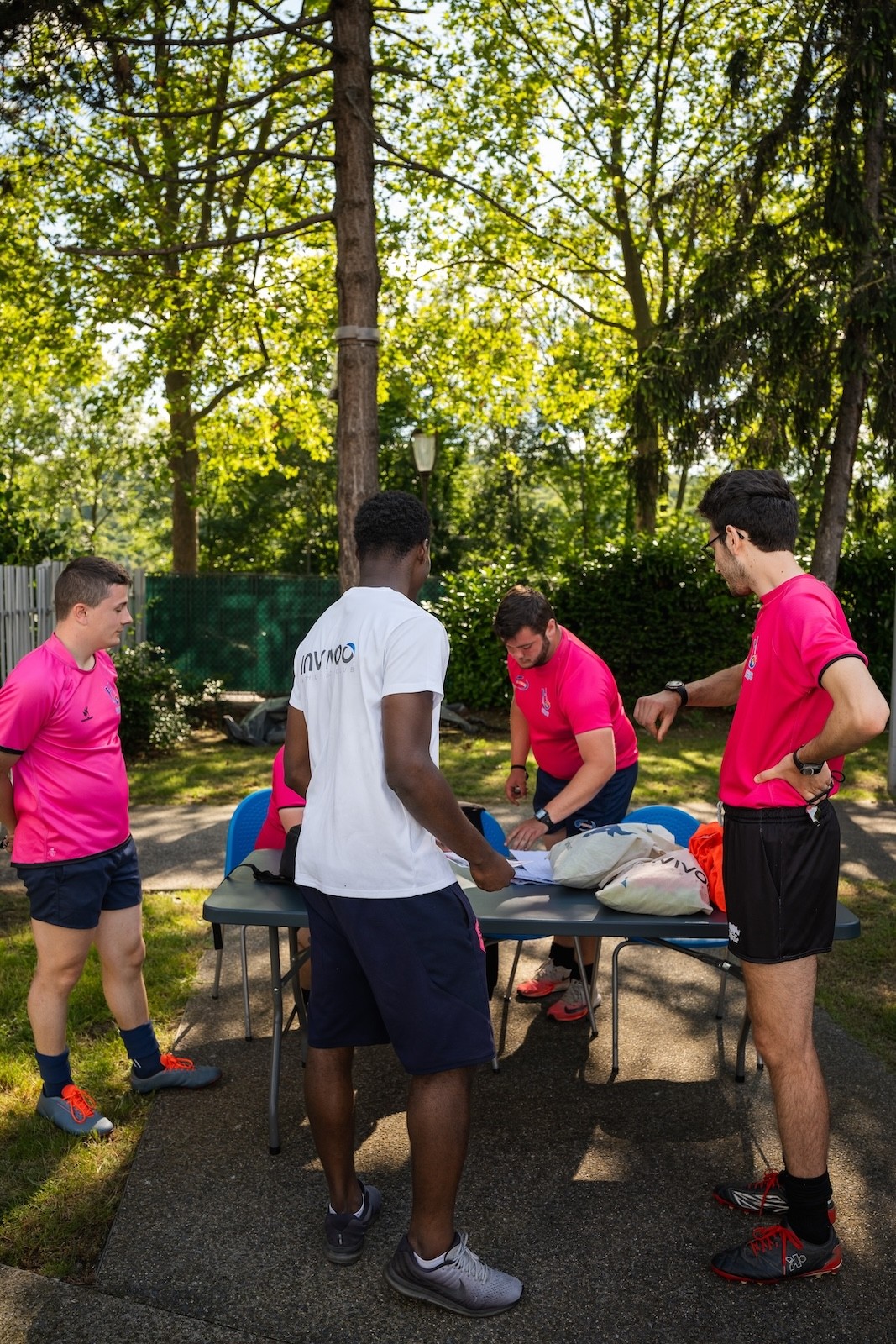 Photo du tournoi de rugby.