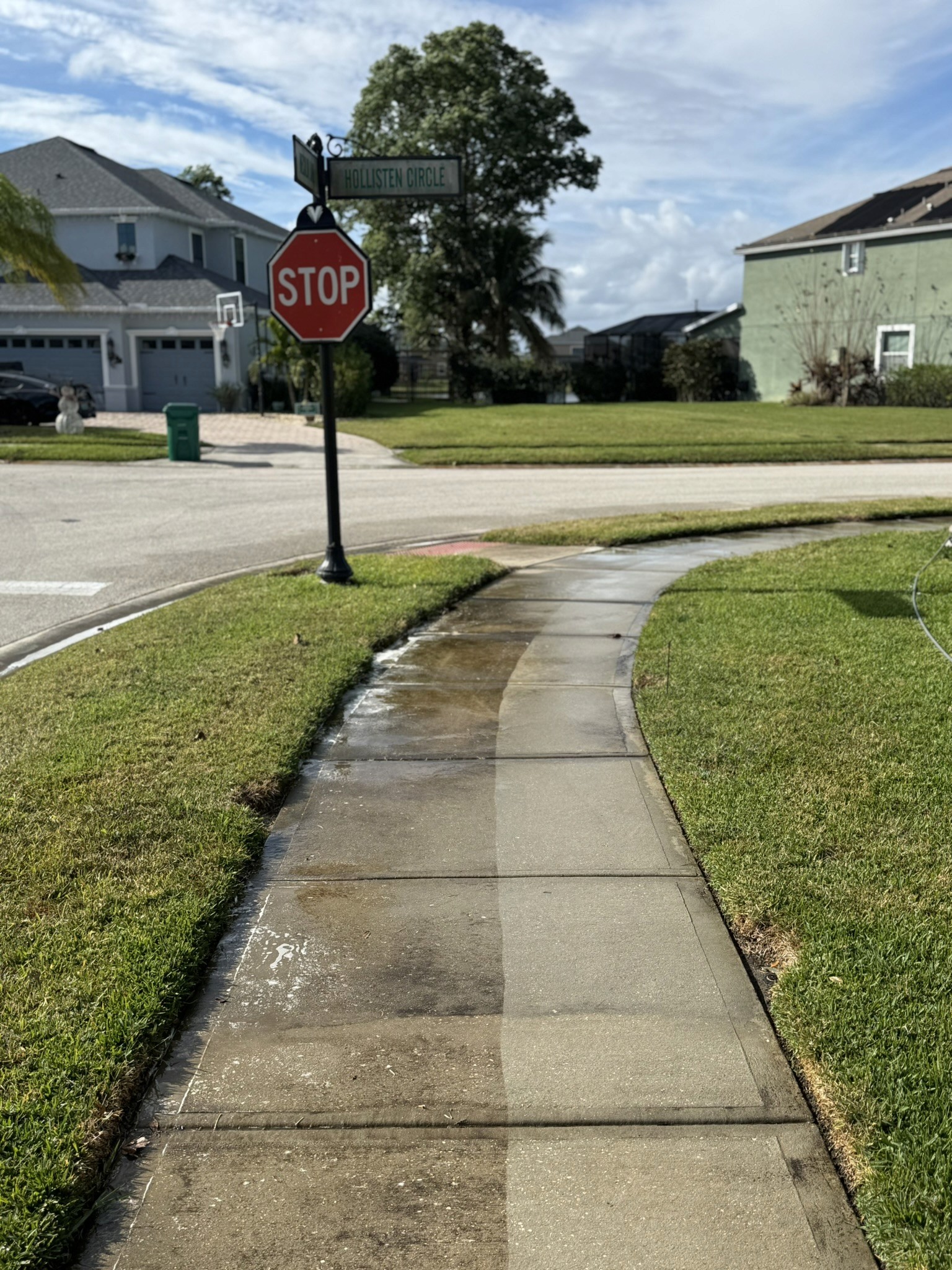 Sidewalk Cleaning HOA Violation