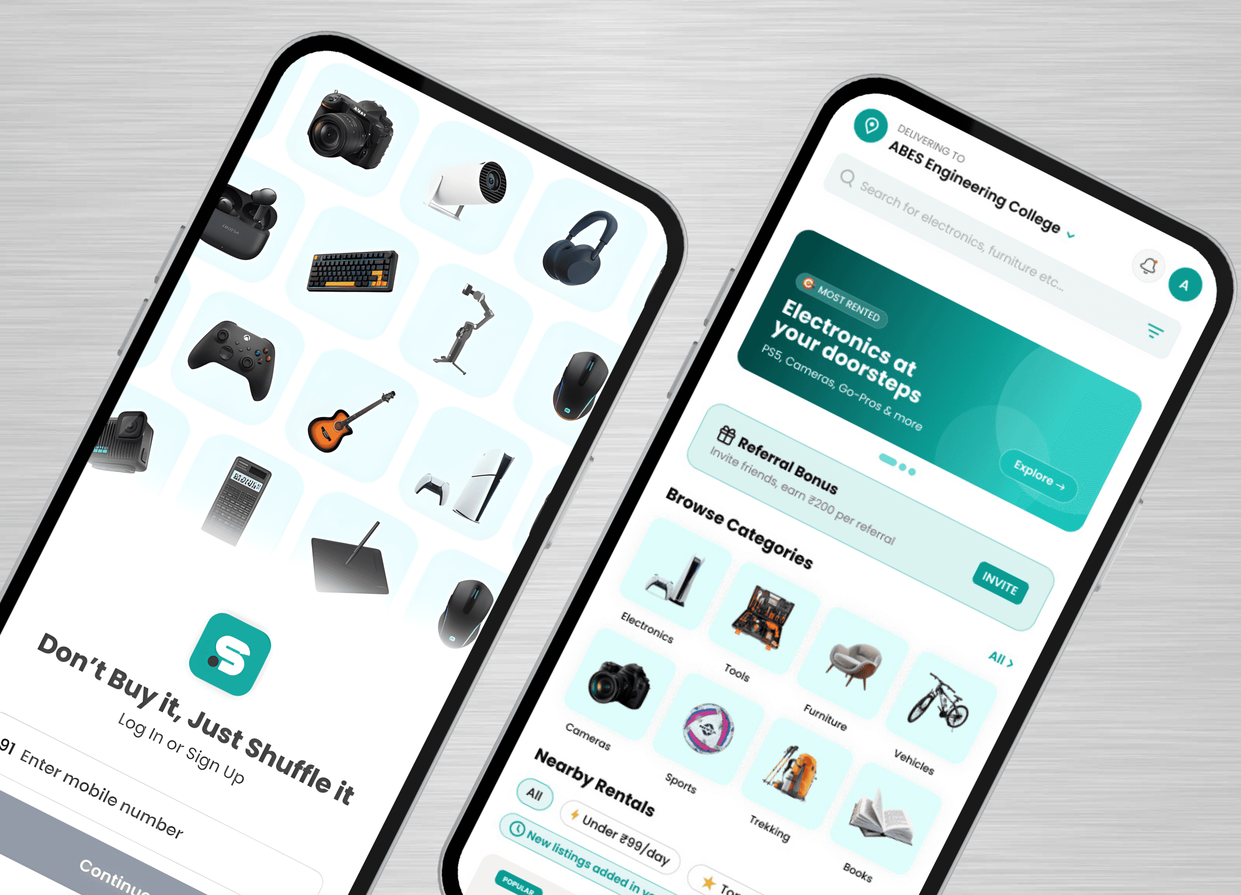 Mobile Design Mockup Image
