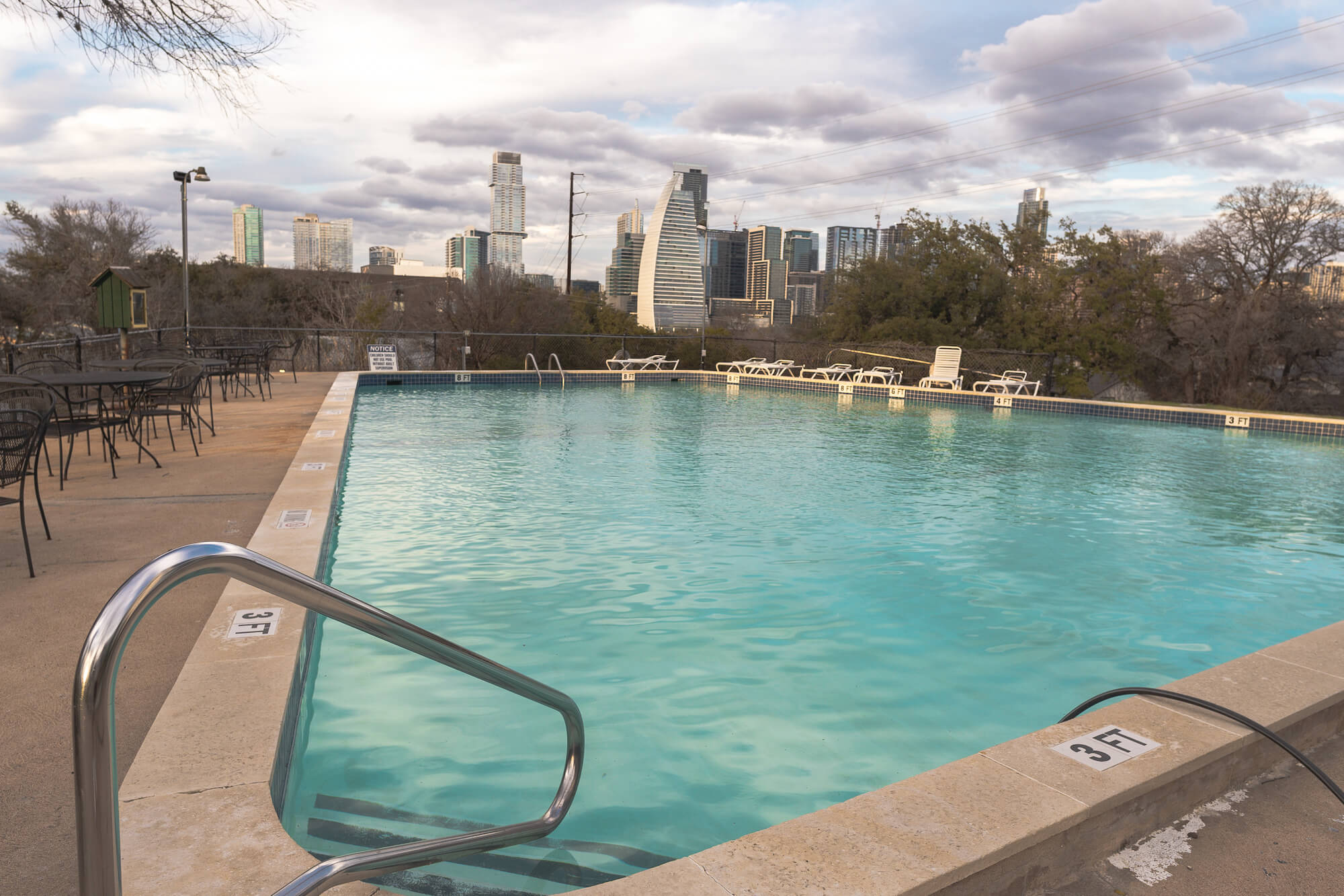 City view from Pool