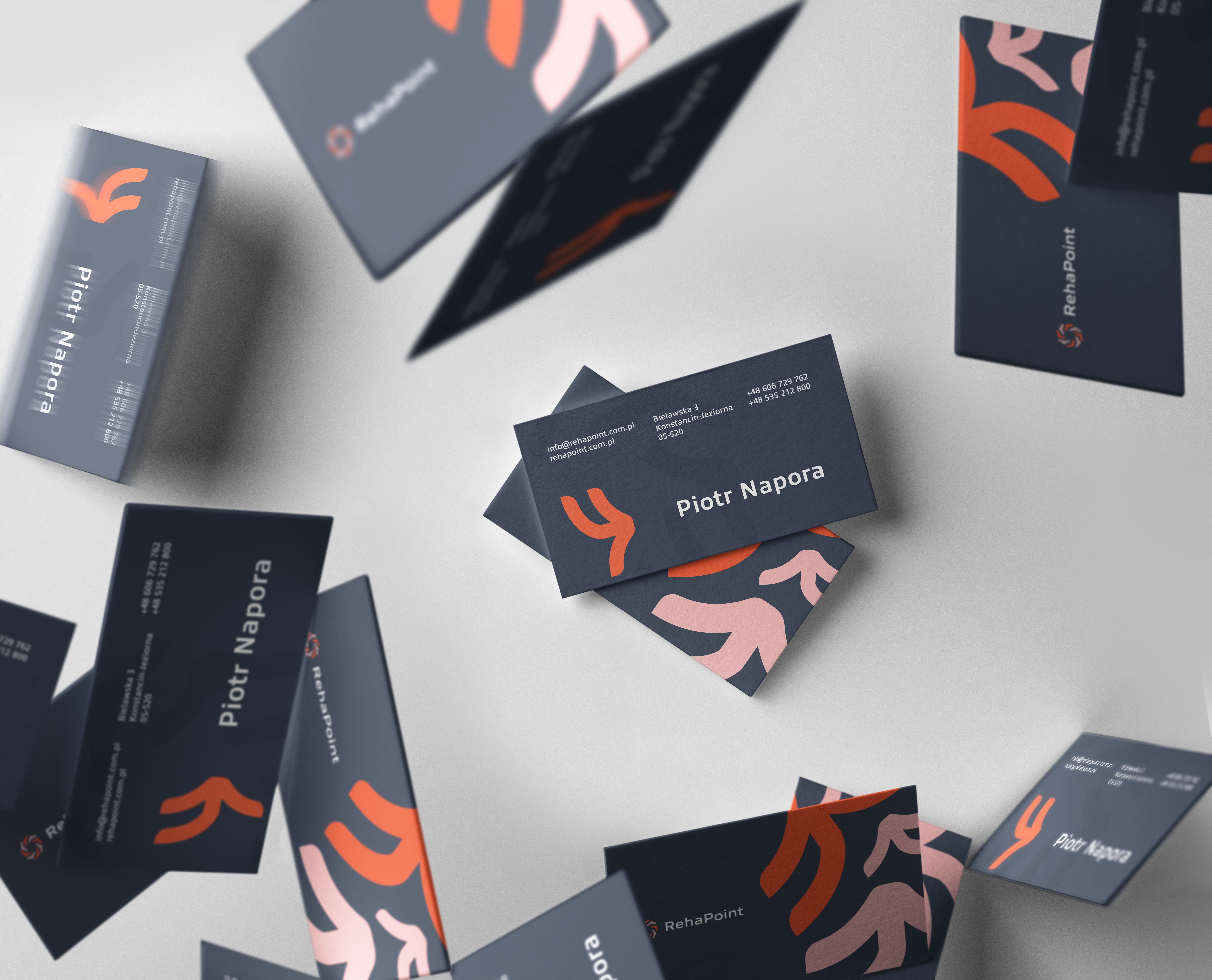 Reha Point business cards