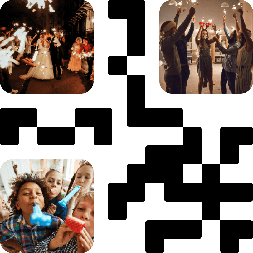 QR code with guest photos