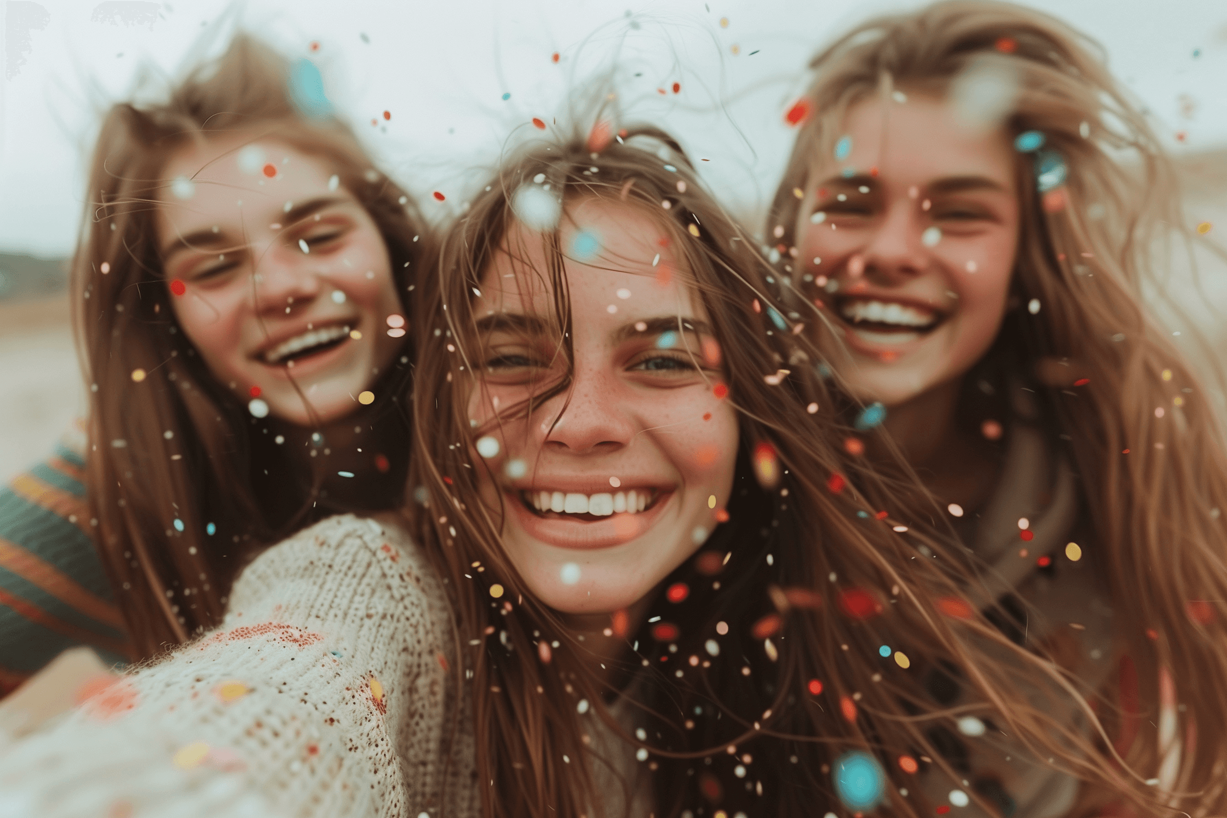 Group of friends laughing