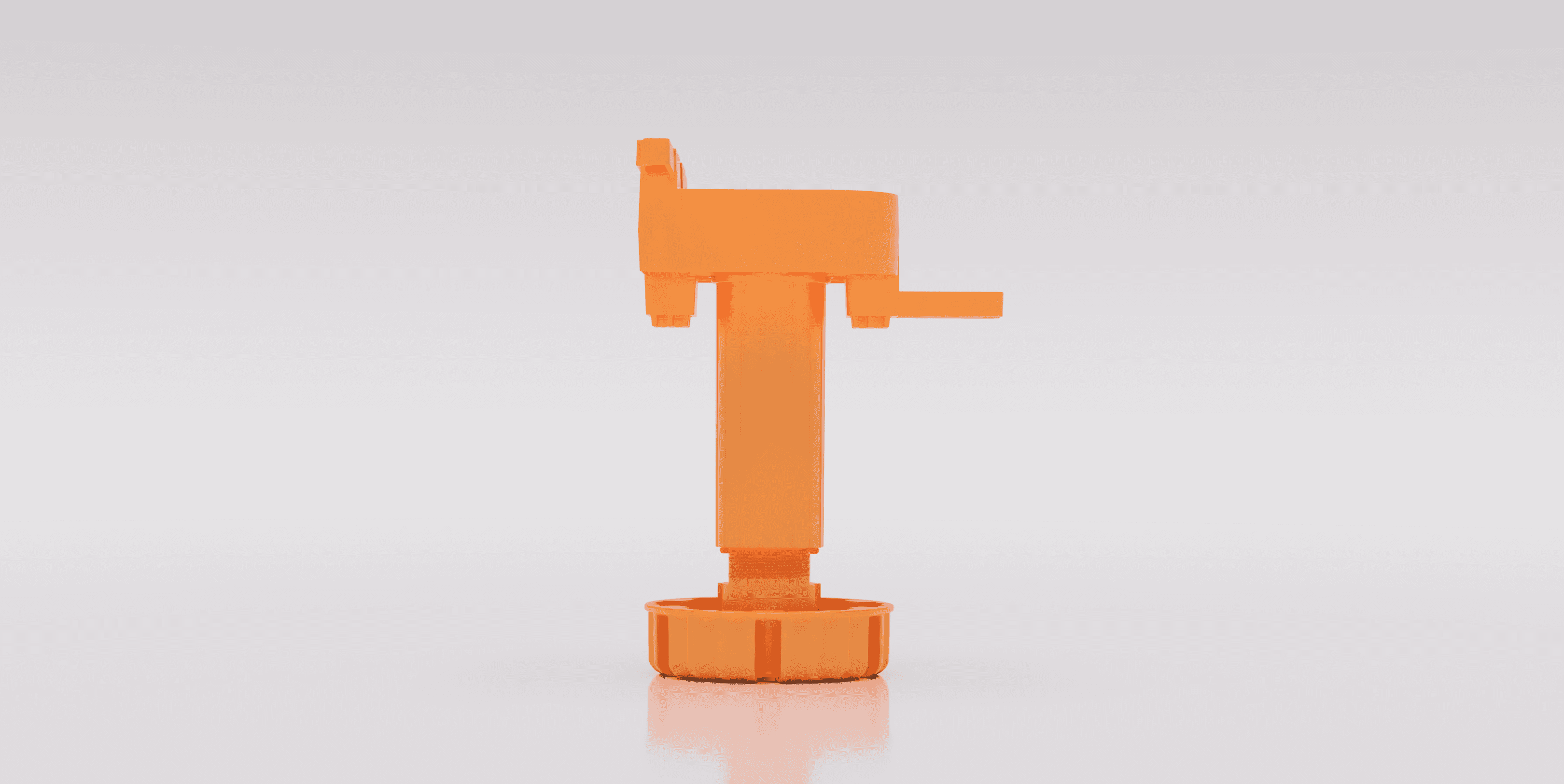 Colorful array of various colored rectangular shelf supports, including red, orange, and blue.