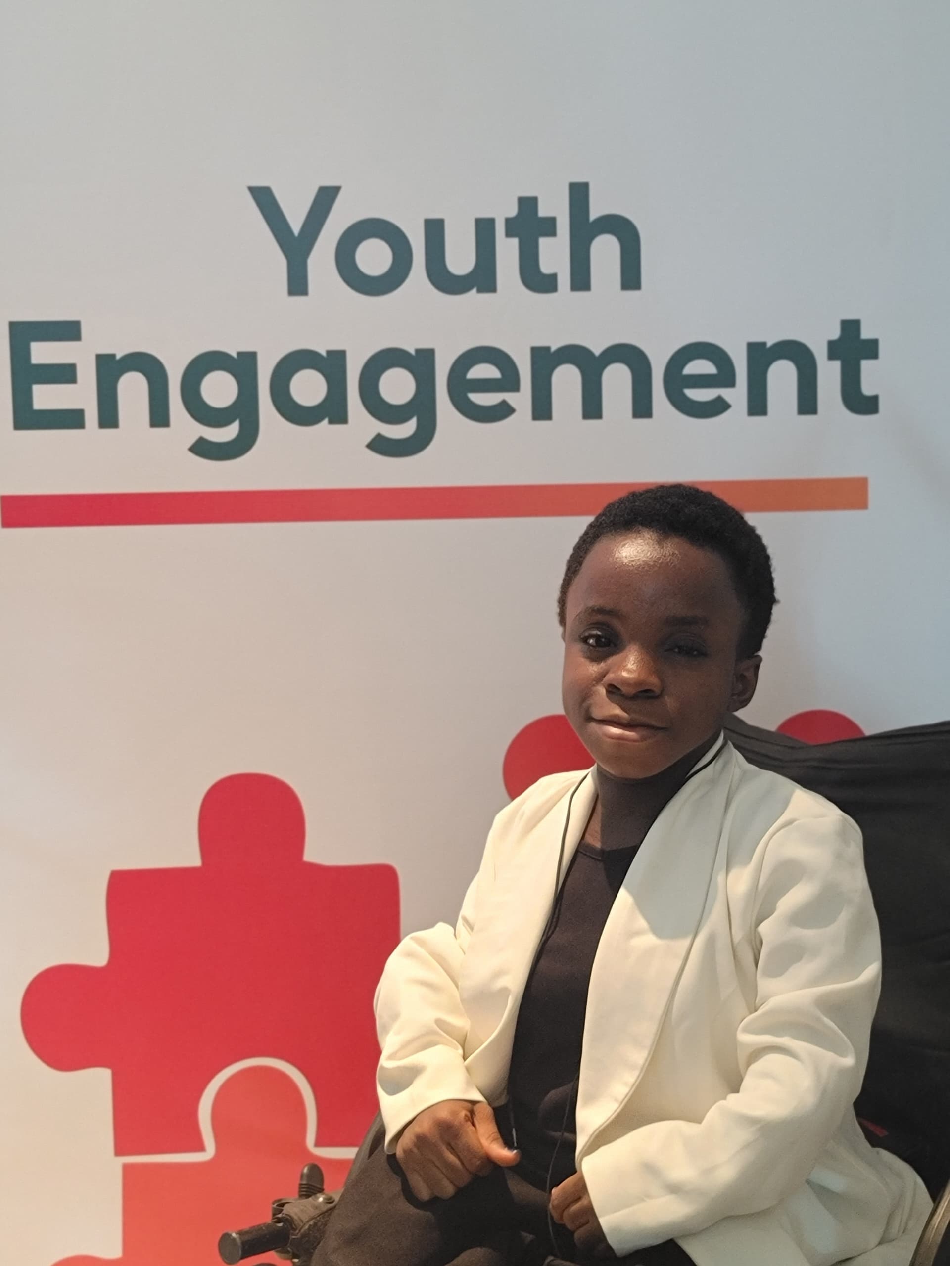 Stephanie Egharevba speaking at lagos student career expo