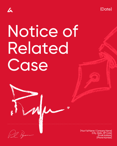 Notice of Related Case