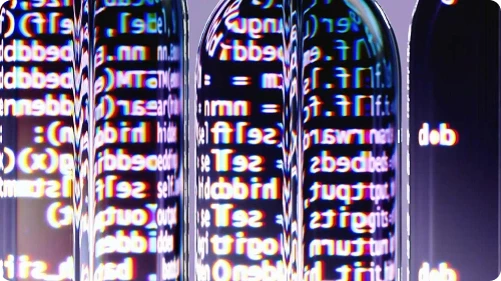 Abstract neural network visualization with glowing purple code elements representing Predictive analytics and forecasting