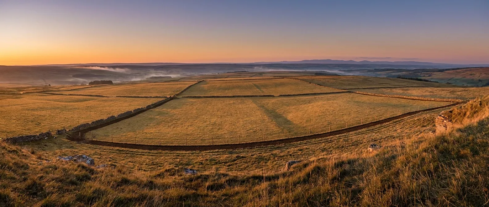 Sunrise over vast fields; RockN' Socials Digital Marketing Agency vibe.