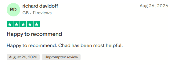 Richard Davidoff review on Trustpilot