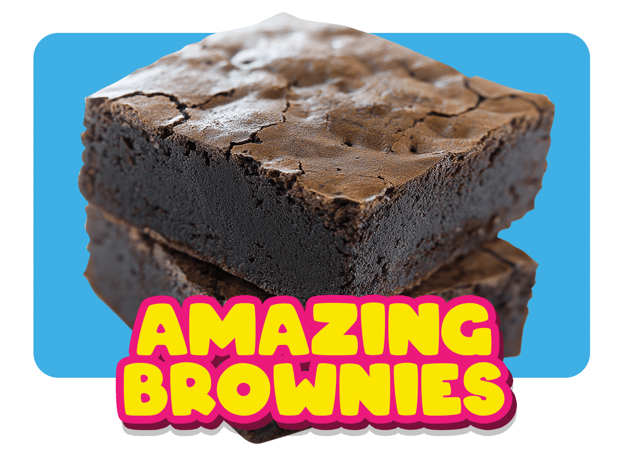 Yummy fresh-baked brownies from North End Pizza in Virginia Beach, rich, fudgy, and a beloved local dessert favorite since 1987