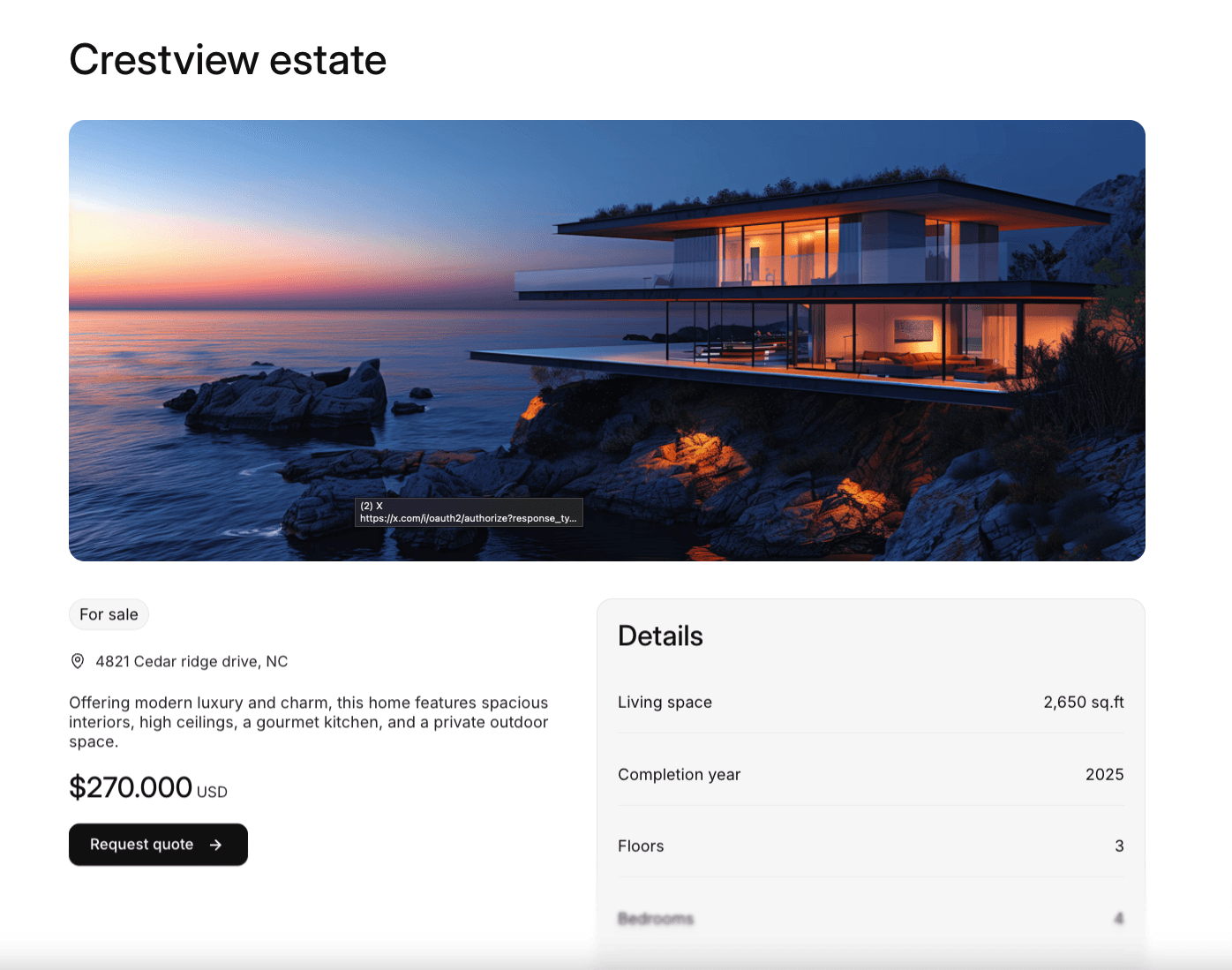 Minimal interface concept representing simplified layout and focused user attention on key content