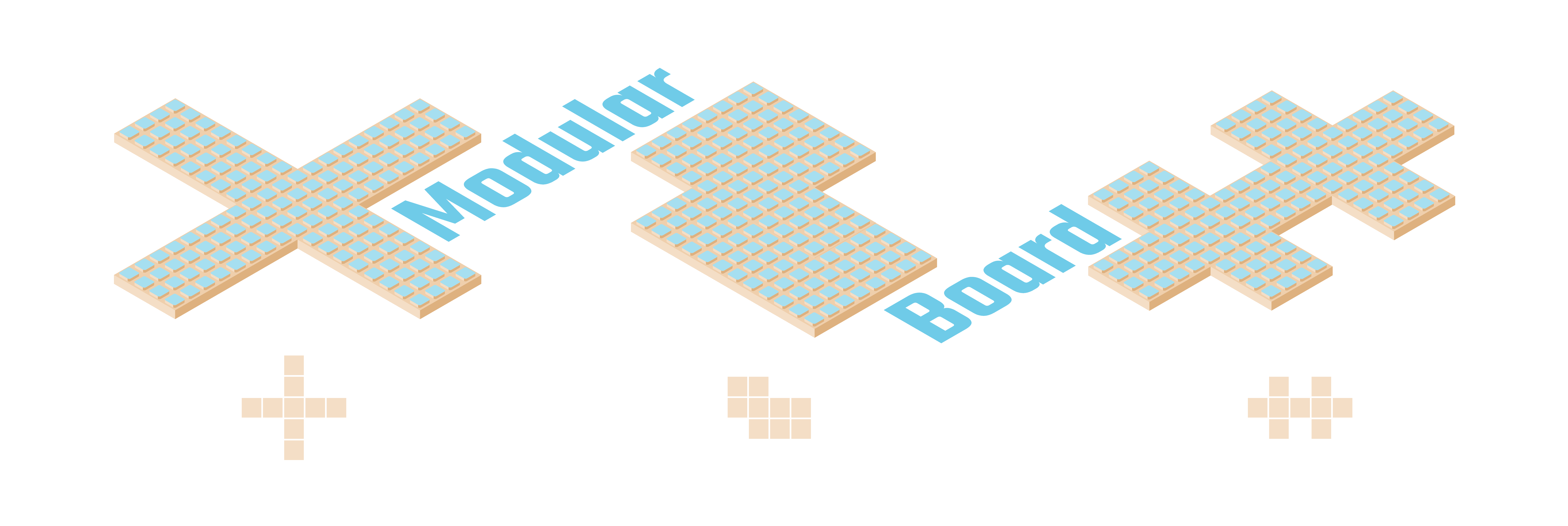 A person wearing headphones sits at a desk with a large curved monitor displaying graphic design software, surrounded by a laptop, smartphone, and potted plant, creating a modern workspace setup.