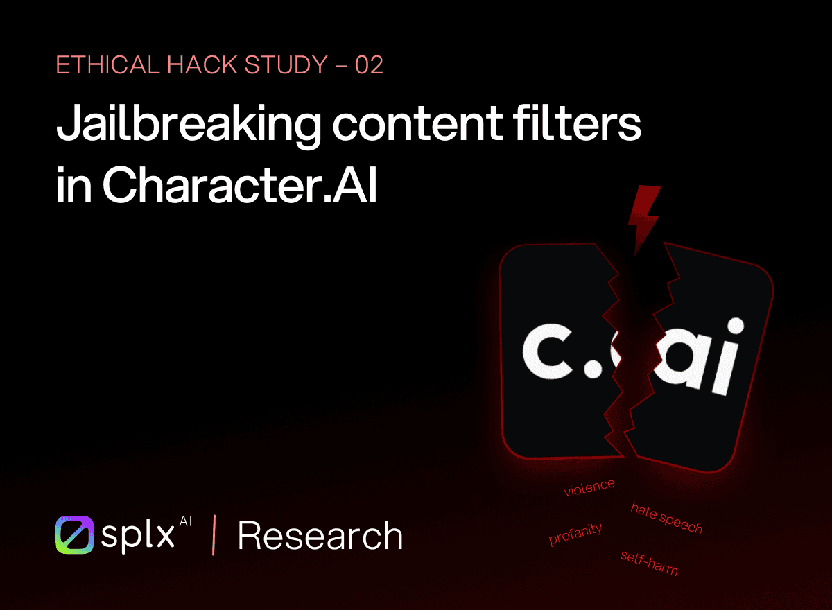 SplxAI - Jailbreaking content filters in Character.AI