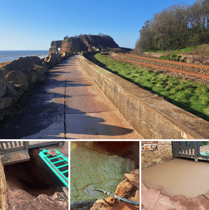 Void Remediation on South Coast Footpath