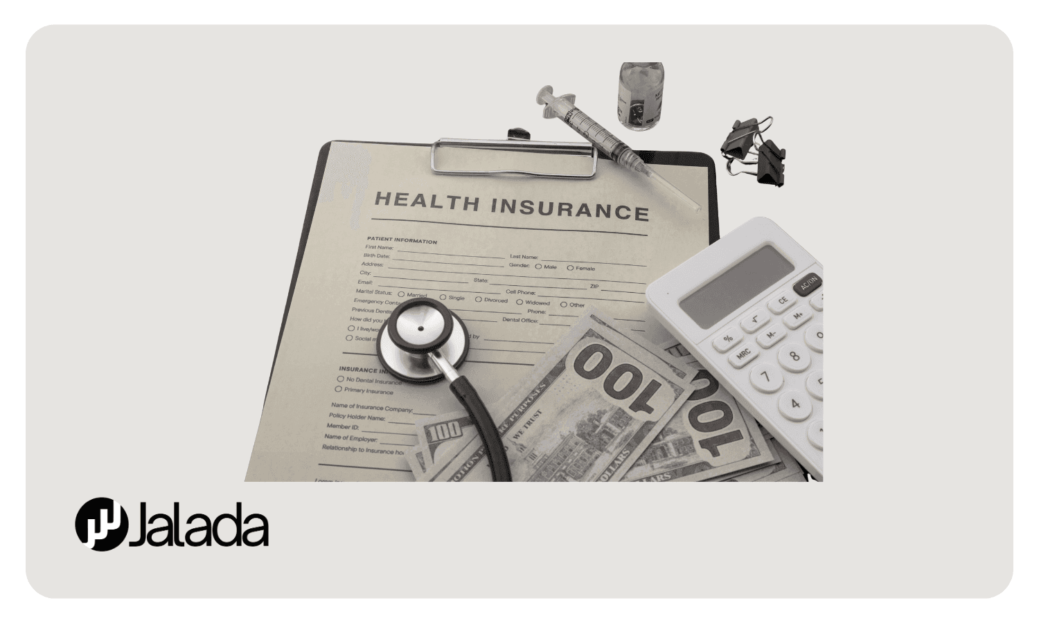 Health Insurance Clipboard